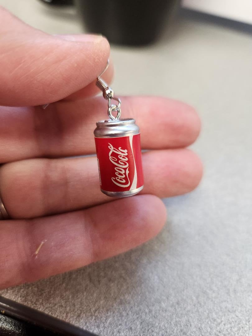 Cute Cola and Diet Cola Earrings