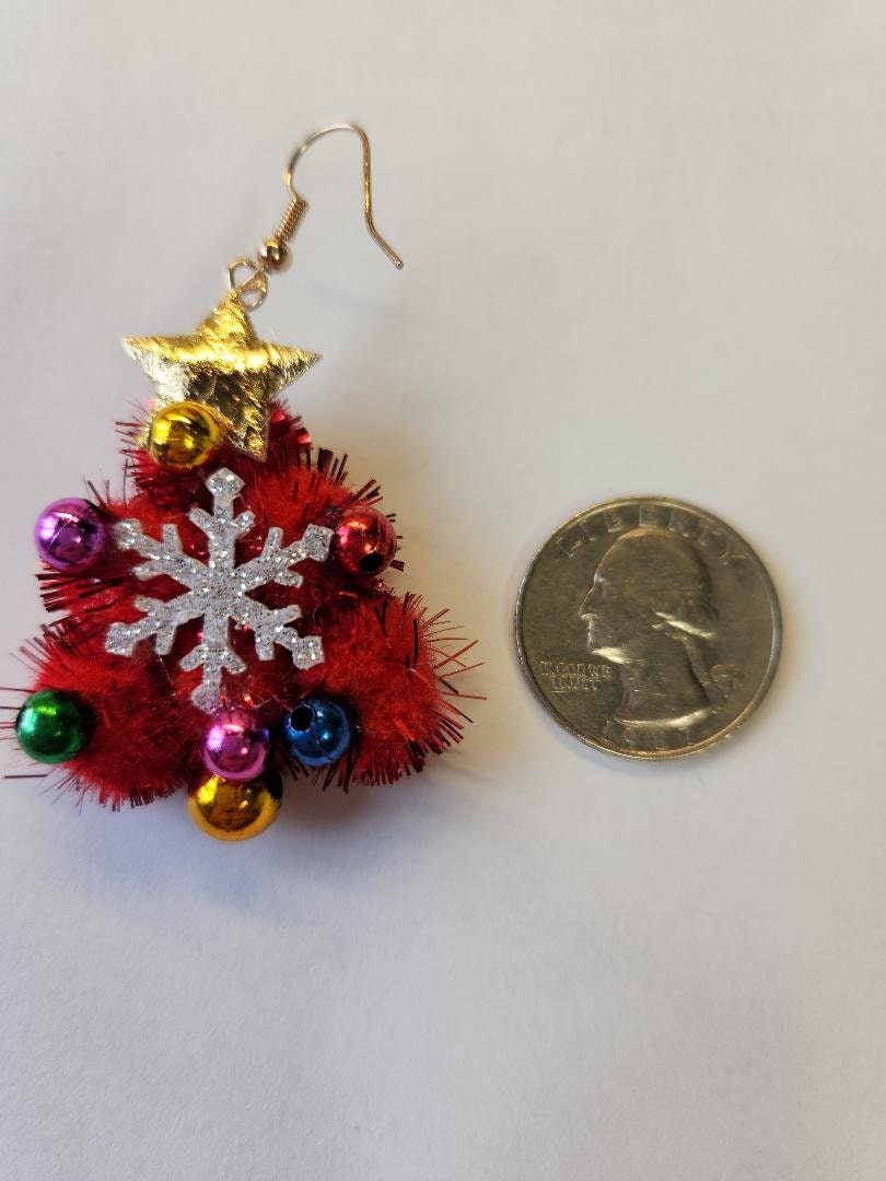 Vintage Christmas tree Earrings