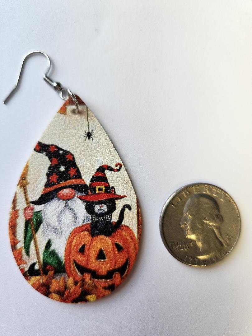 Halloween Gnome Earrings