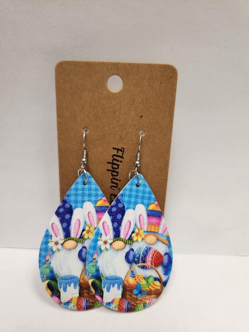 Easter Gnome Earrings #2