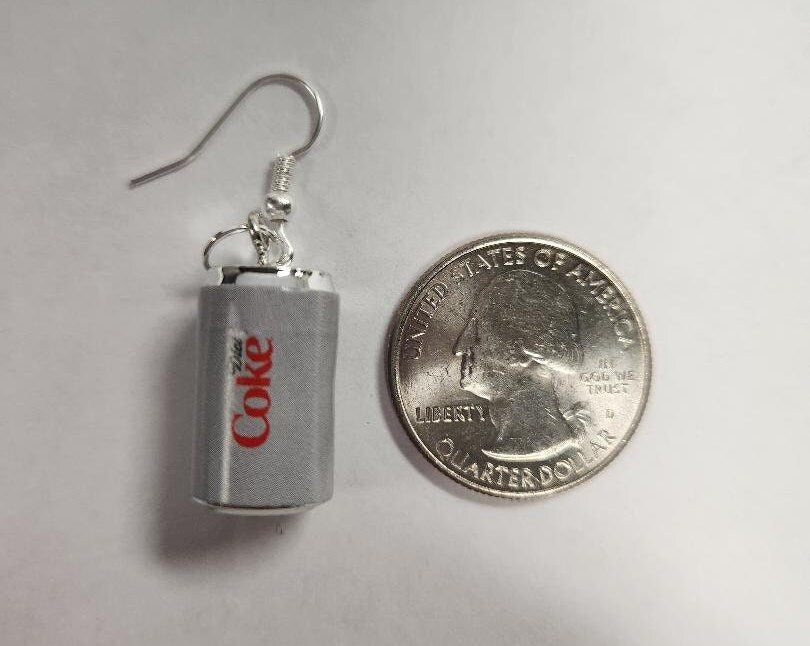 Cute Cola and Diet Cola Earrings