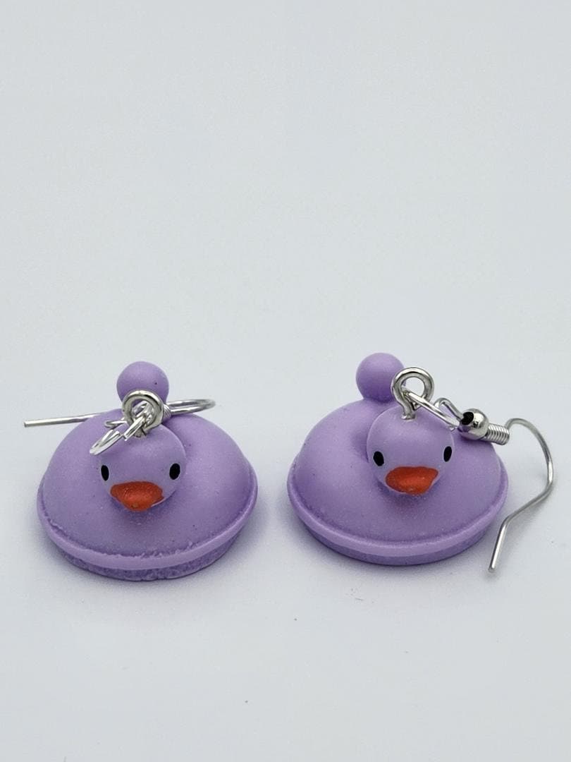 Ducky Swim Ring Earrings