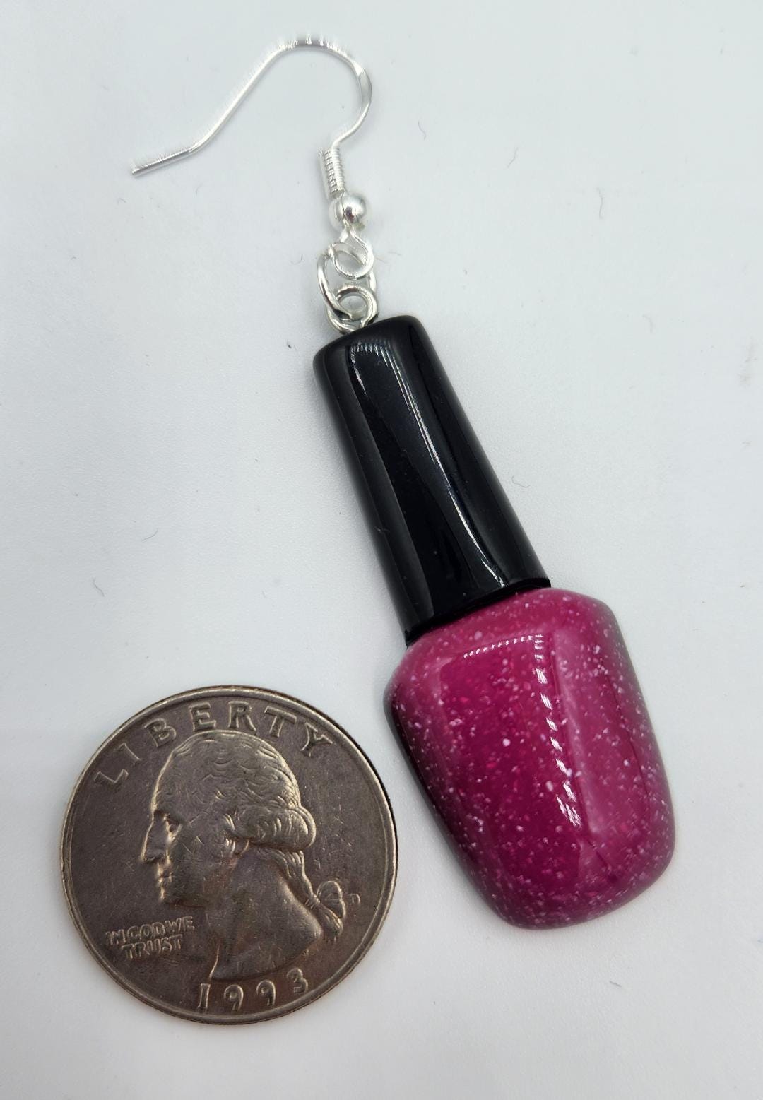 Bottle of Nail Polish Earring