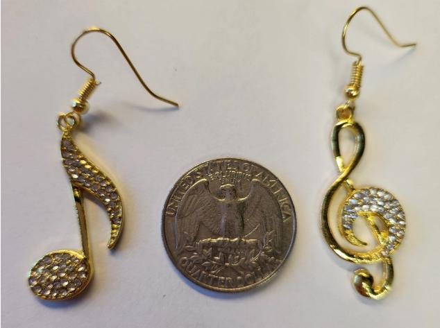 Musical Notes Earrings