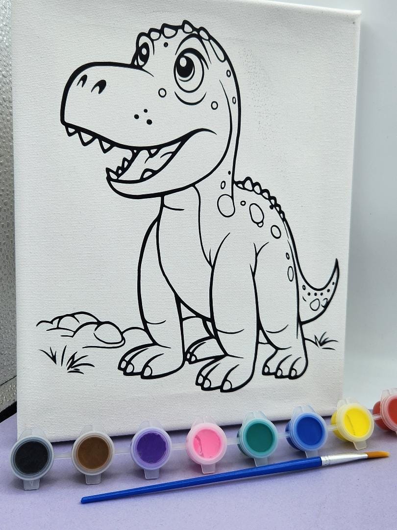 Kid's Paint Set w/paint and brush