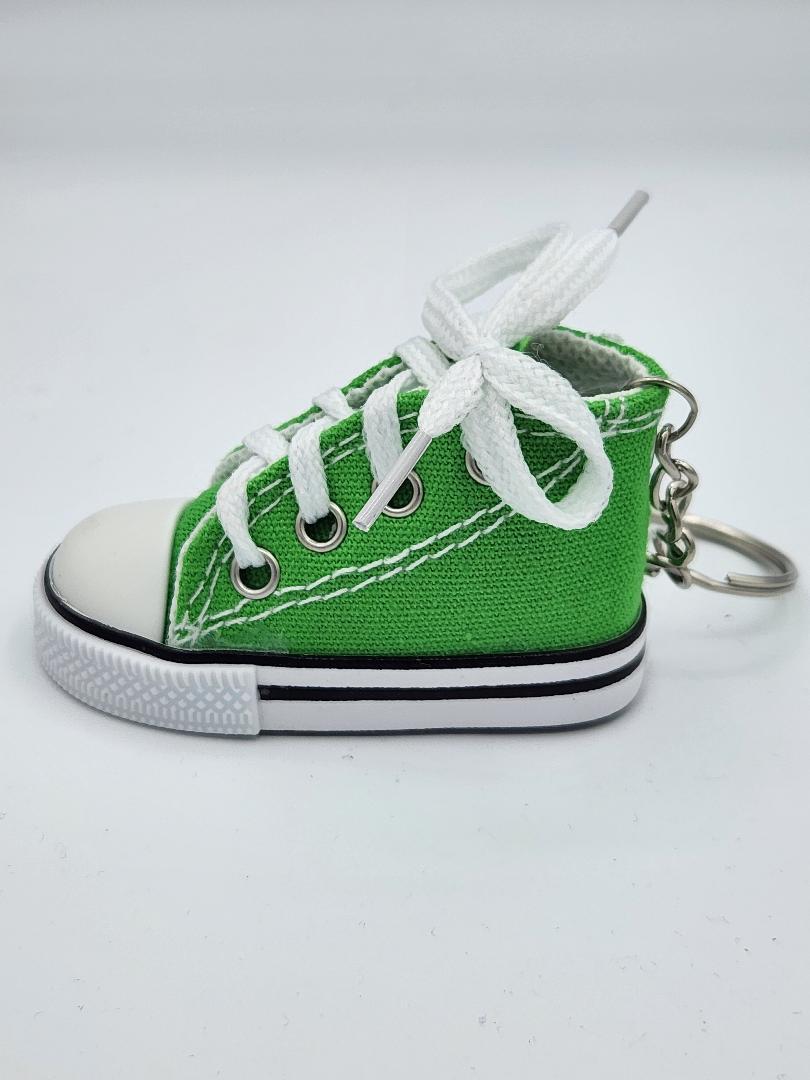 Canvas Tennis Shoe Keychain