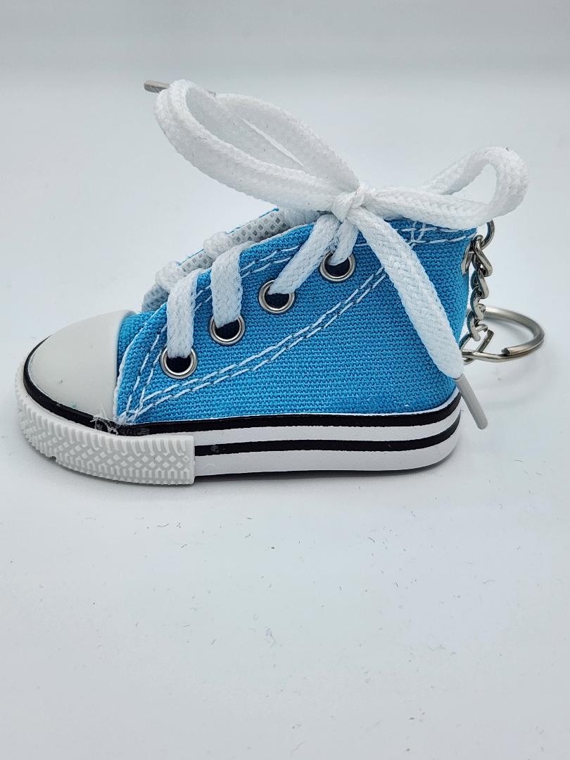 Canvas Tennis Shoe Keychain