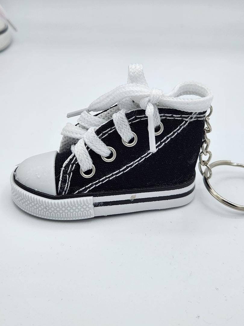 Canvas Tennis Shoe Keychain