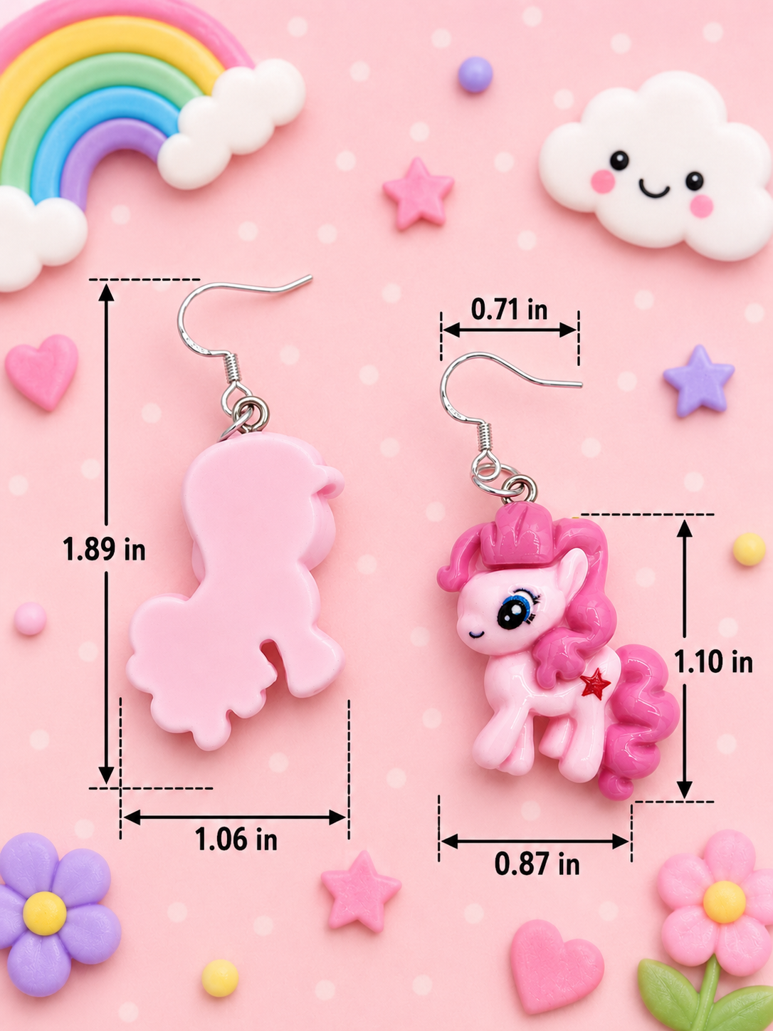 Pony Earrings