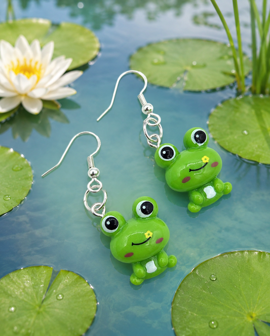 Cute Frog Earrings