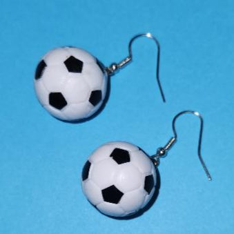 Soccer Ball Earrings