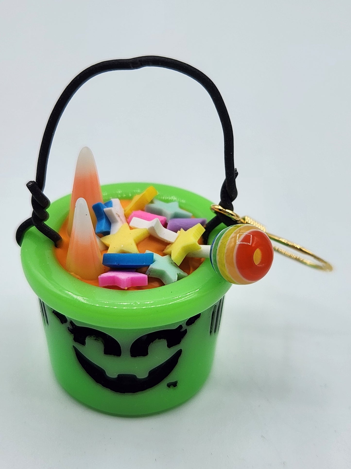 Pumpkin Candy Earrings – Halloween Bucket Jewelry | Fun Jack-o’-Lantern Statement Earrings for Spooky Season
