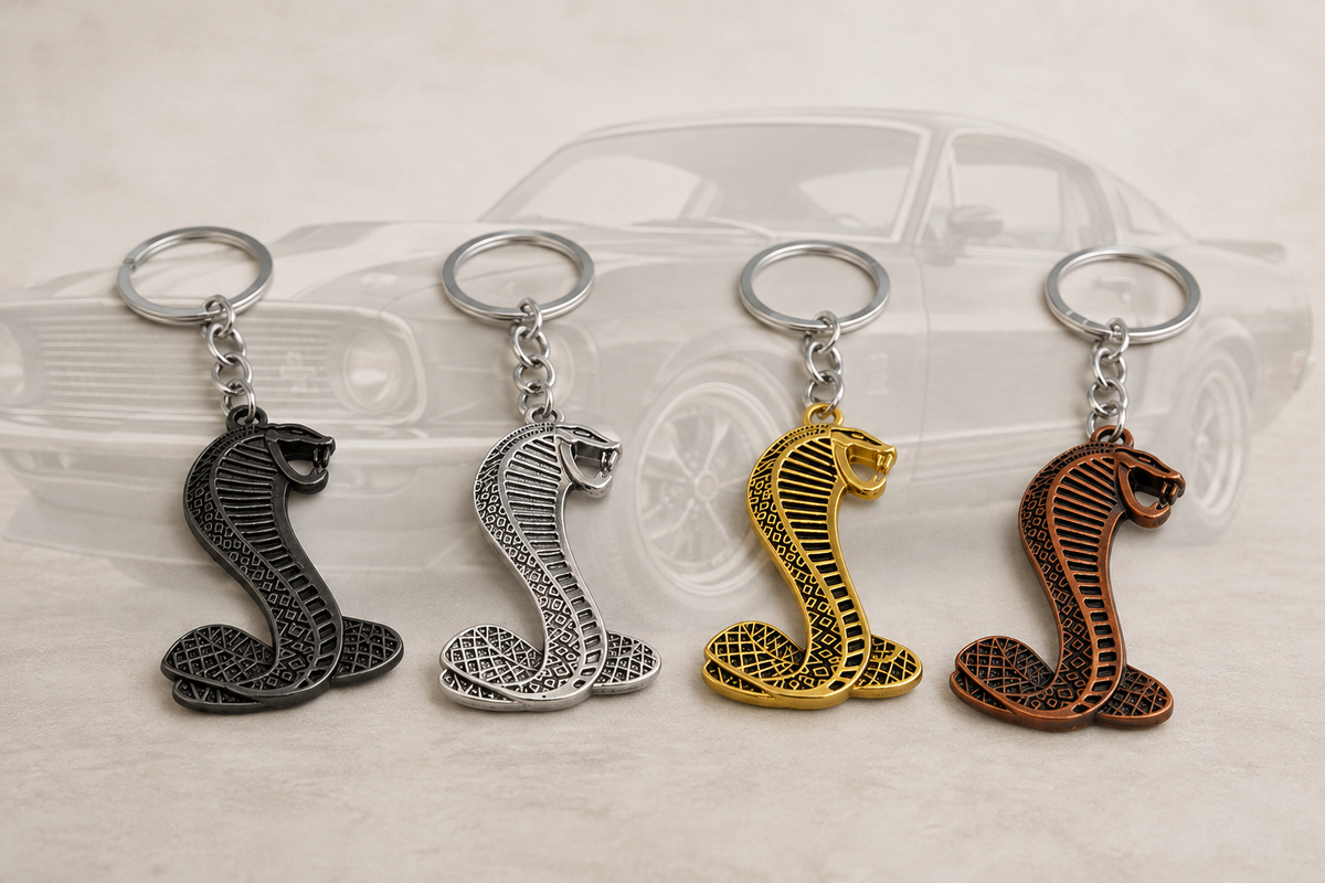 Cobra Muscle Car Keychain