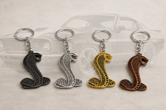 Cobra Muscle Car Keychain