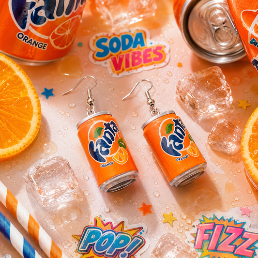 Orange Soda Earring s
