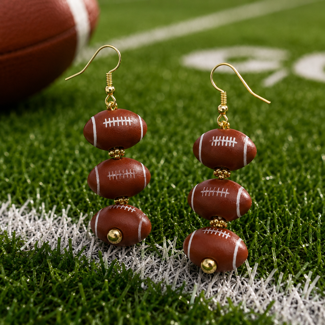 Football Earrings – Game Day Dangle Earrings