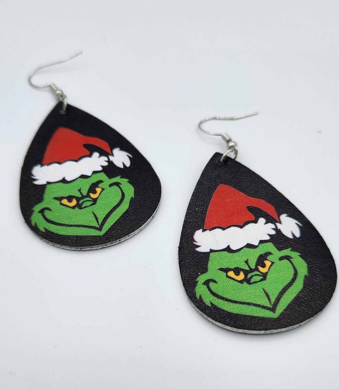 Grinch earrings