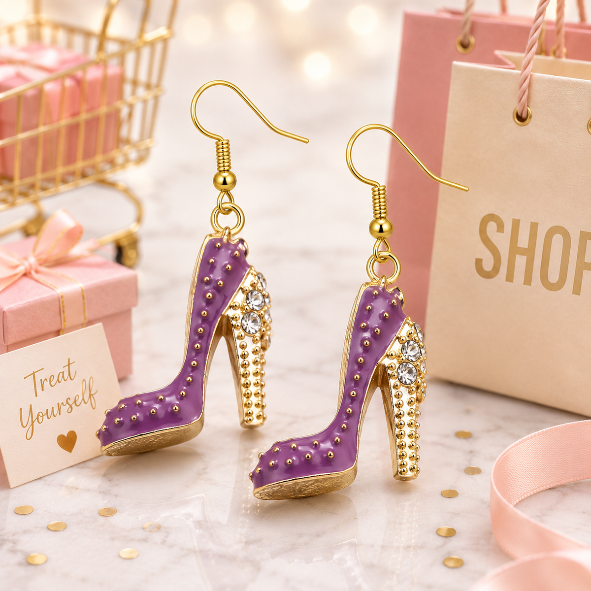 Fashionista Shoe Lover Earrings