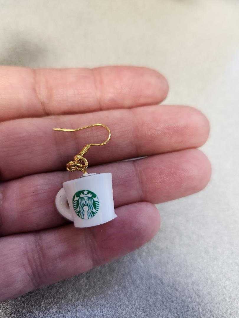 Coffee Mug Earrings