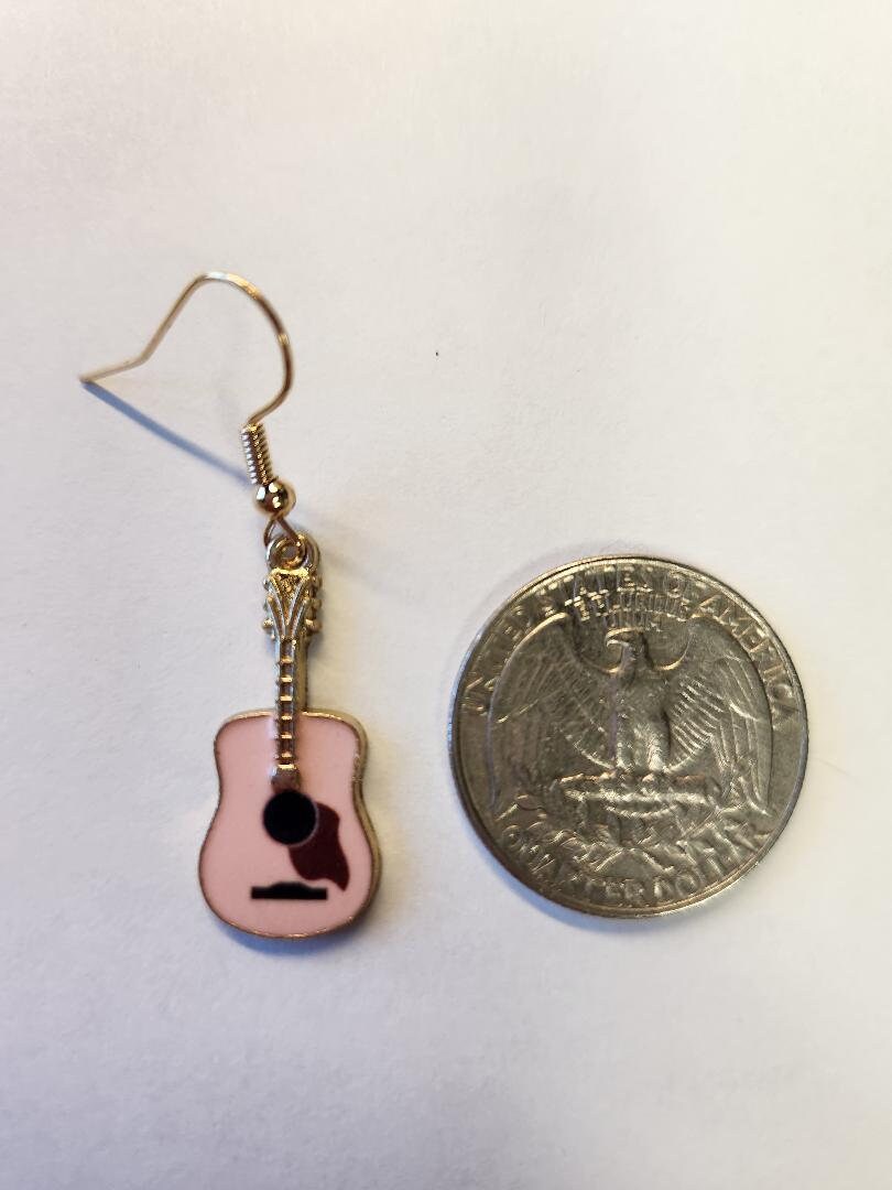 Guitar Earrings for musicians bands