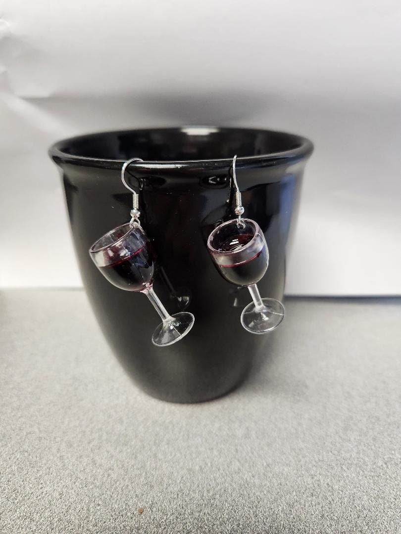 Wine Glass Earrings