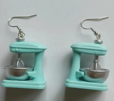 Adorable Cake Mixer Earring christmas holidays birthdays