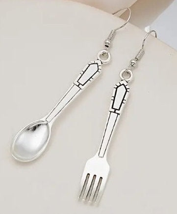 Fork and Spoon Earring cooks bakers