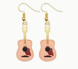 Guitar Earrings for musicians bands