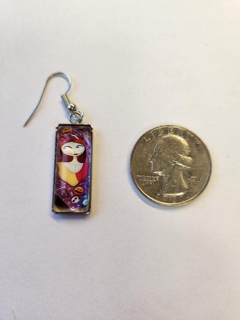 Jack and Sally Earrings halloween christmas