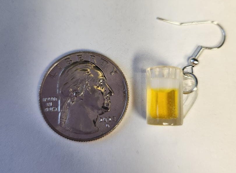 Beer Mug Earrings