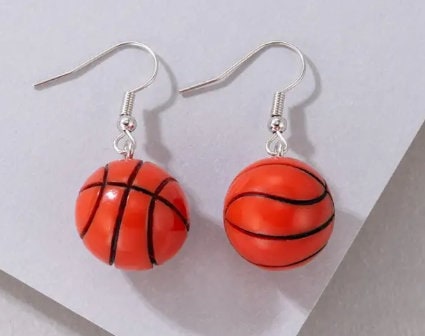 Basketball Earrings