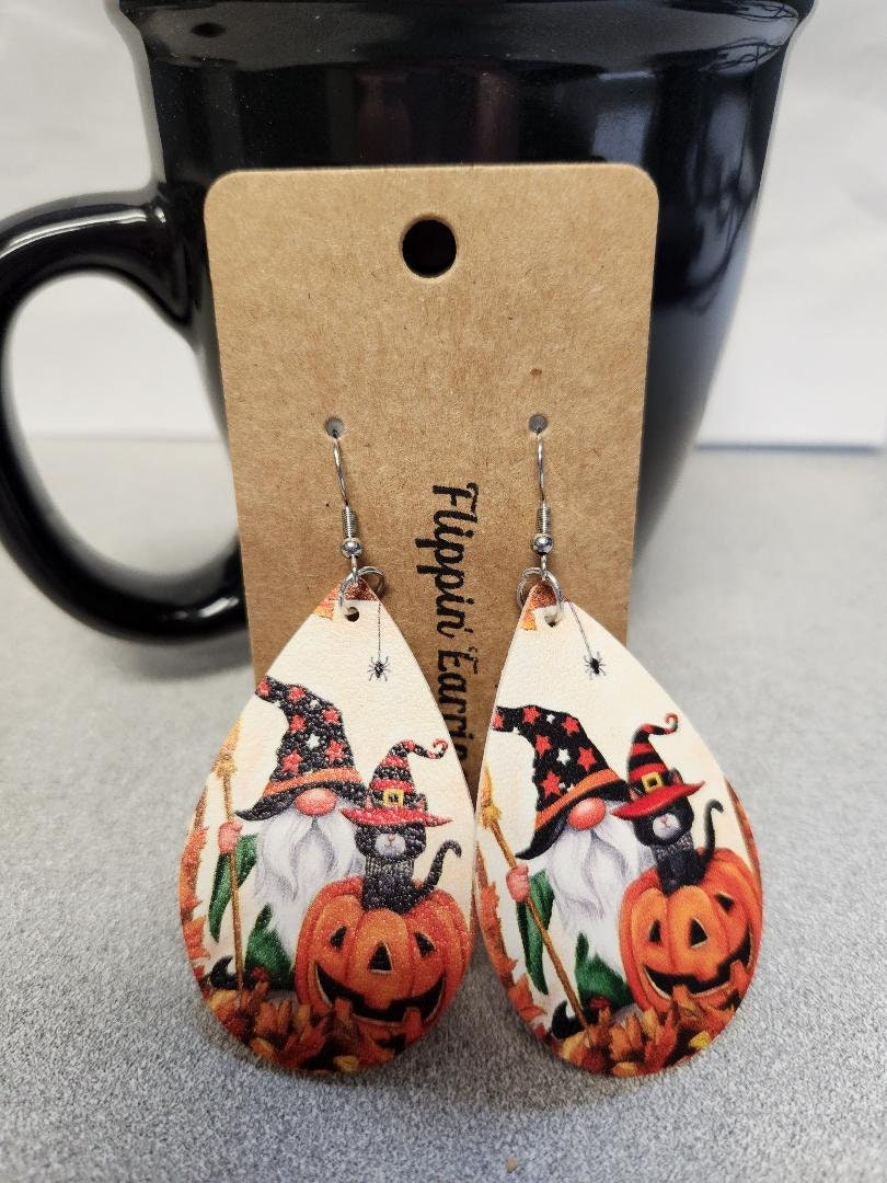 Halloween Gnome Earrings
