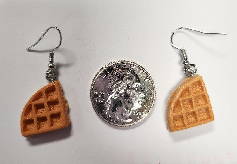 Waffle Earrings