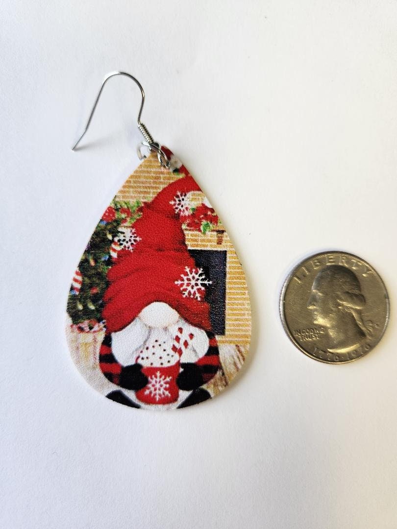 Christmas Gnome Earrings