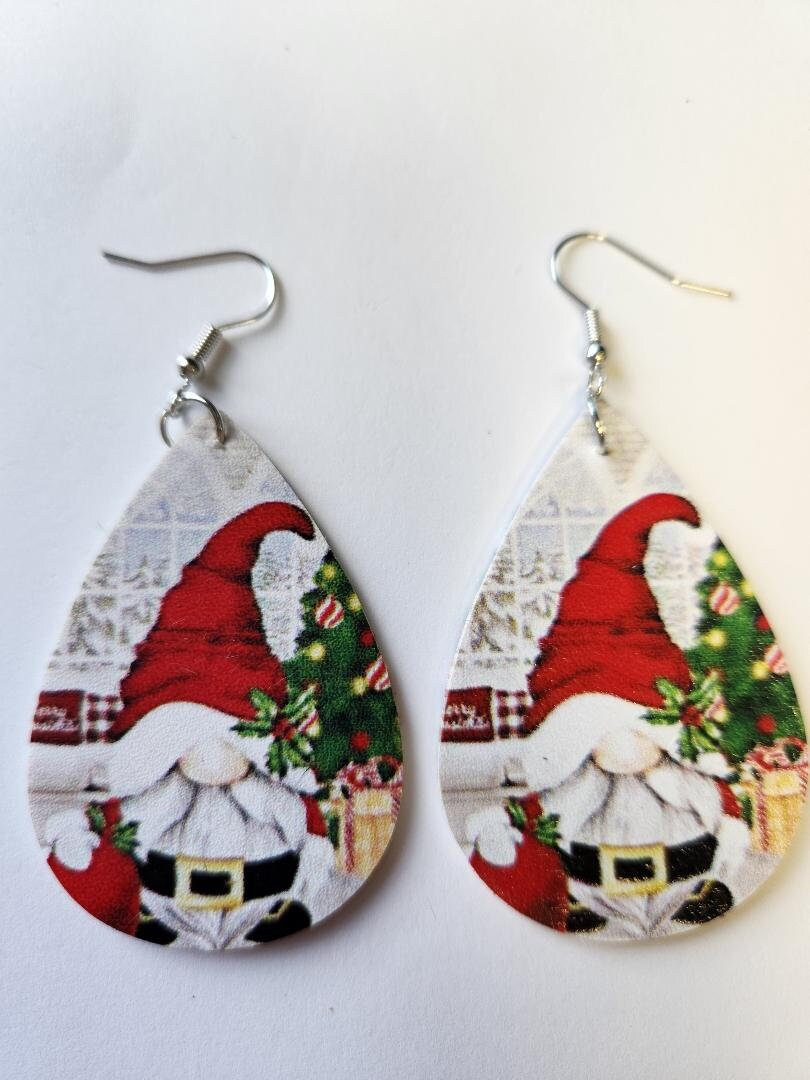 More Cute Christmas Gnome Earrings