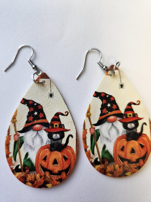 Halloween Gnome Earrings