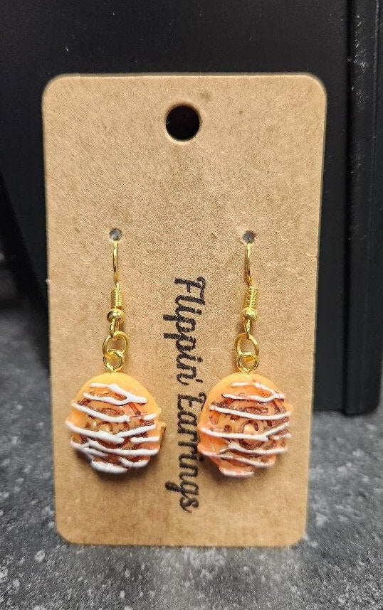 Cinnamon Roll Earrings