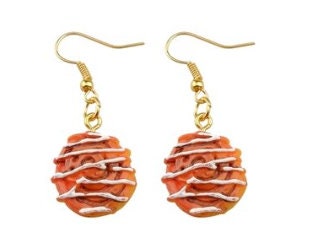 Cinnamon Roll Earrings