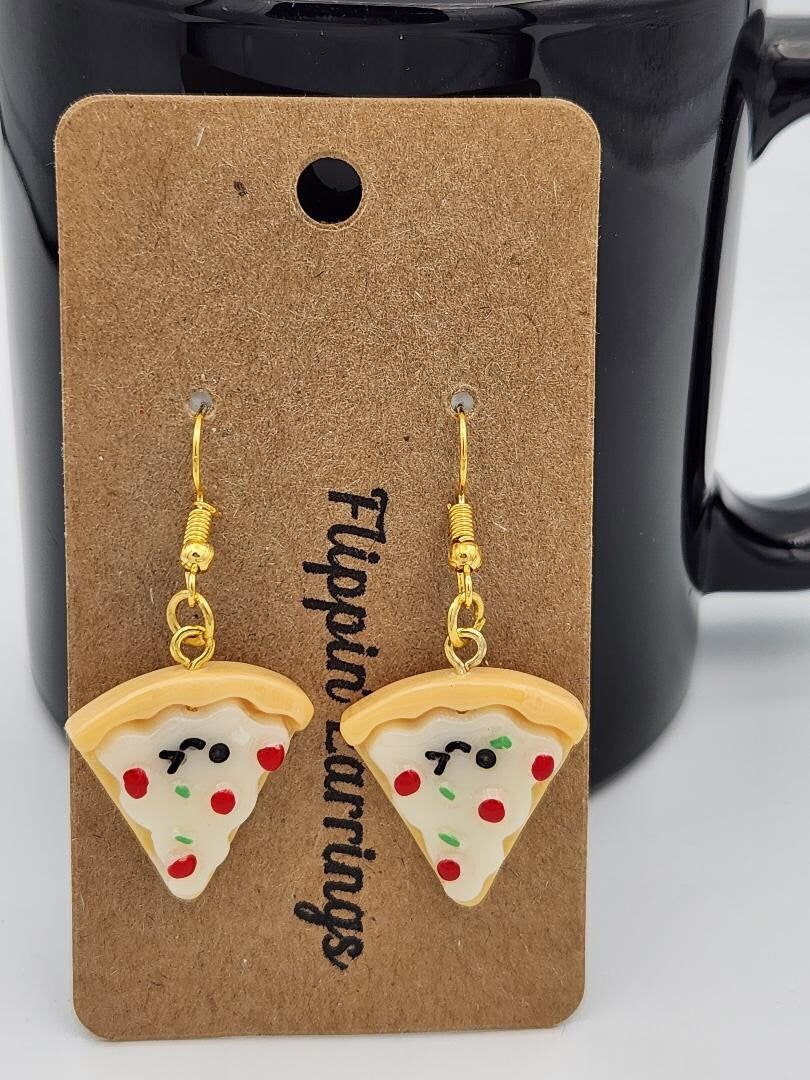 Pizza Earrings