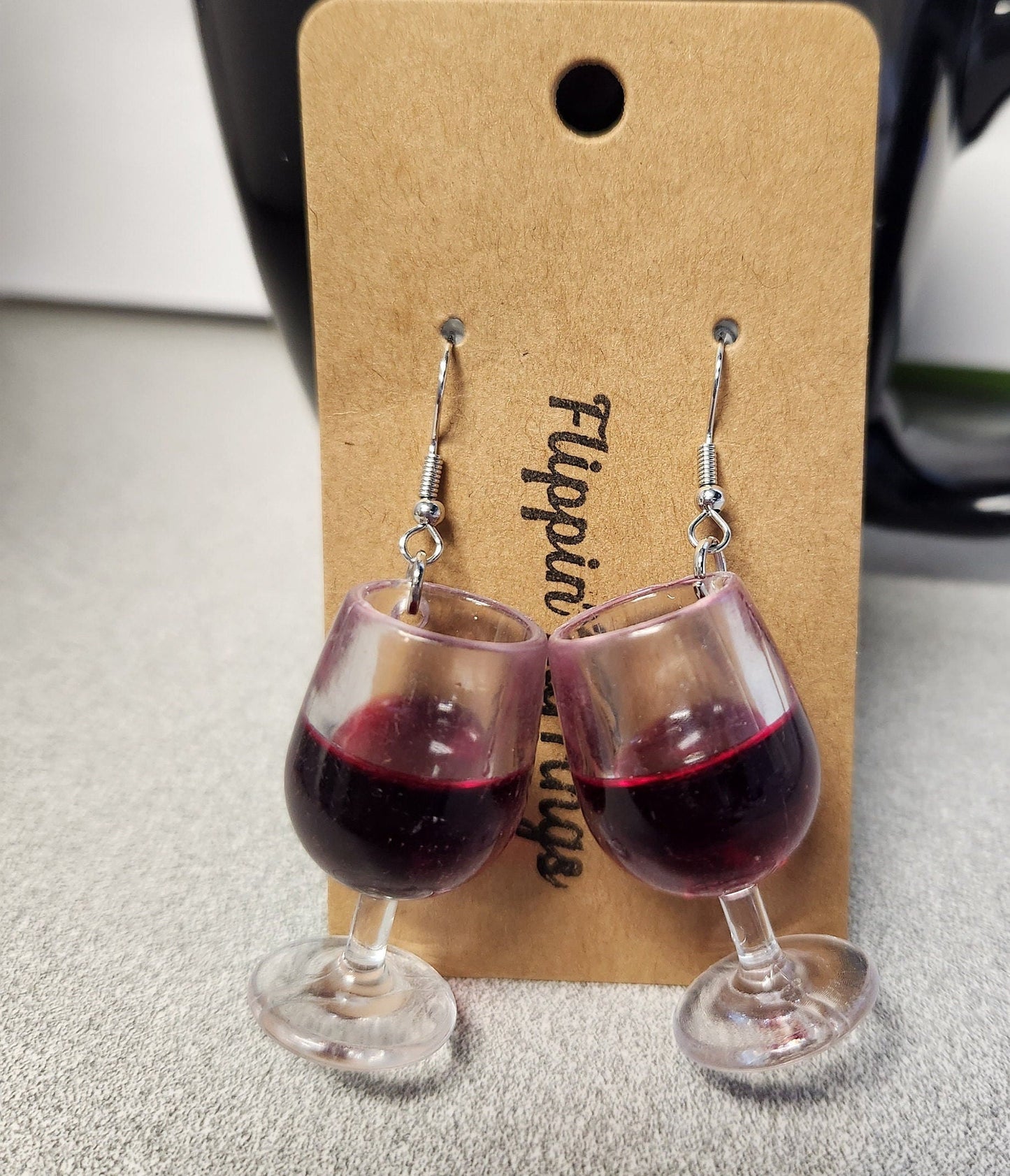 Wine Glass Earrings