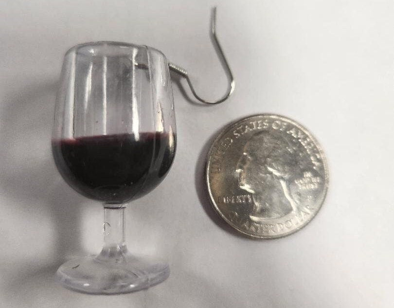 Wine Glass Earrings