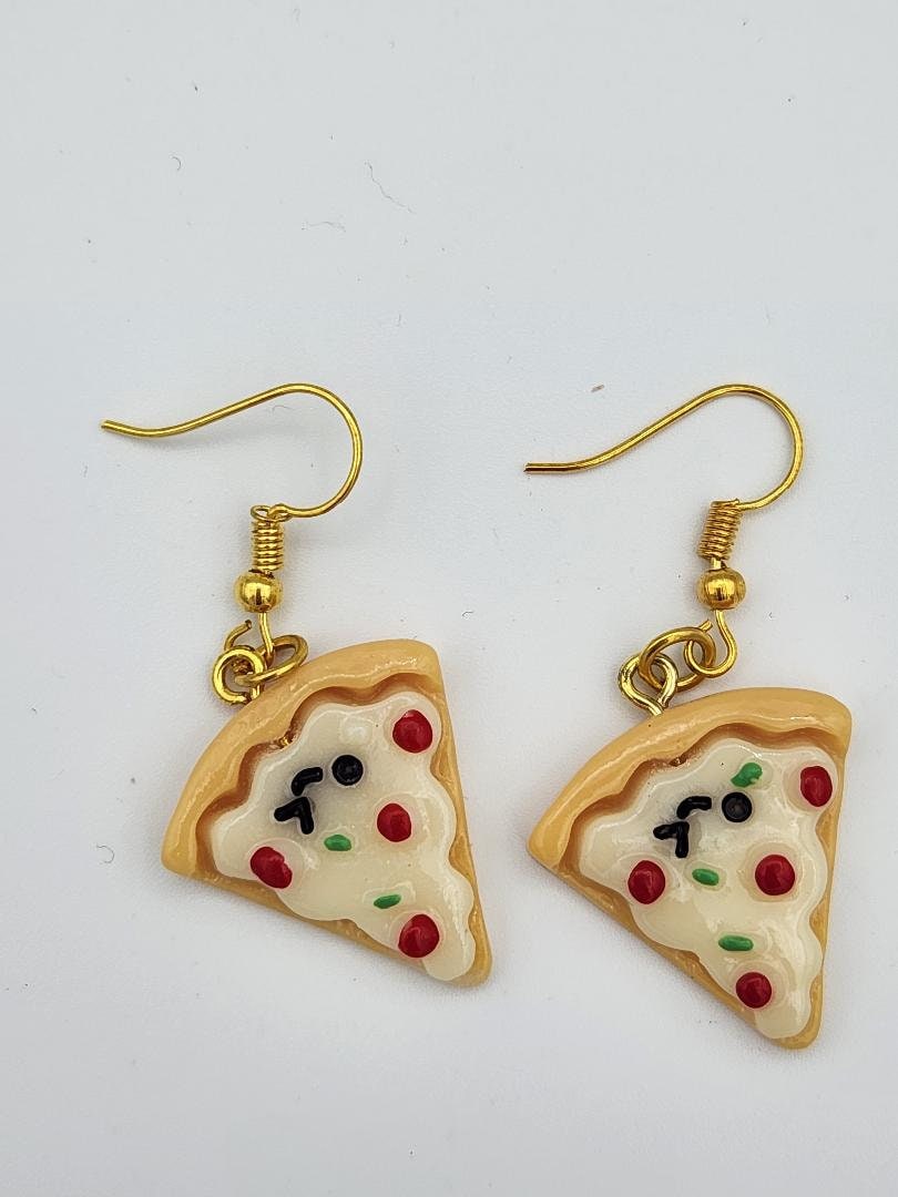 Pizza Earrings