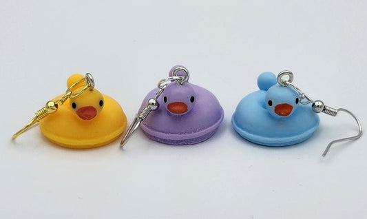 Ducky Swim Ring Earrings