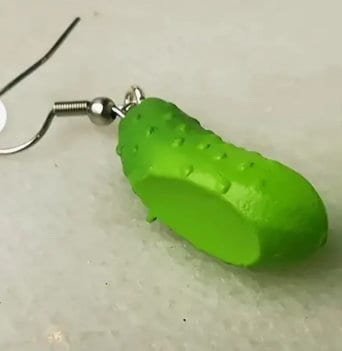 Pickle Earrings