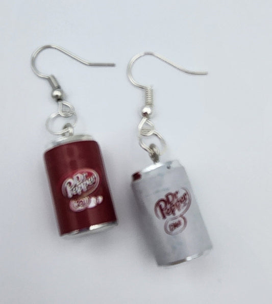 Soda Earrings drpepper inspired