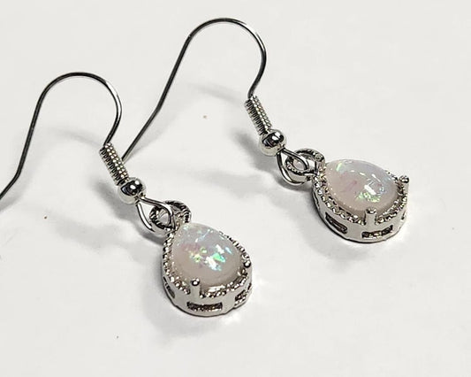 Opal Teardrop Earrings