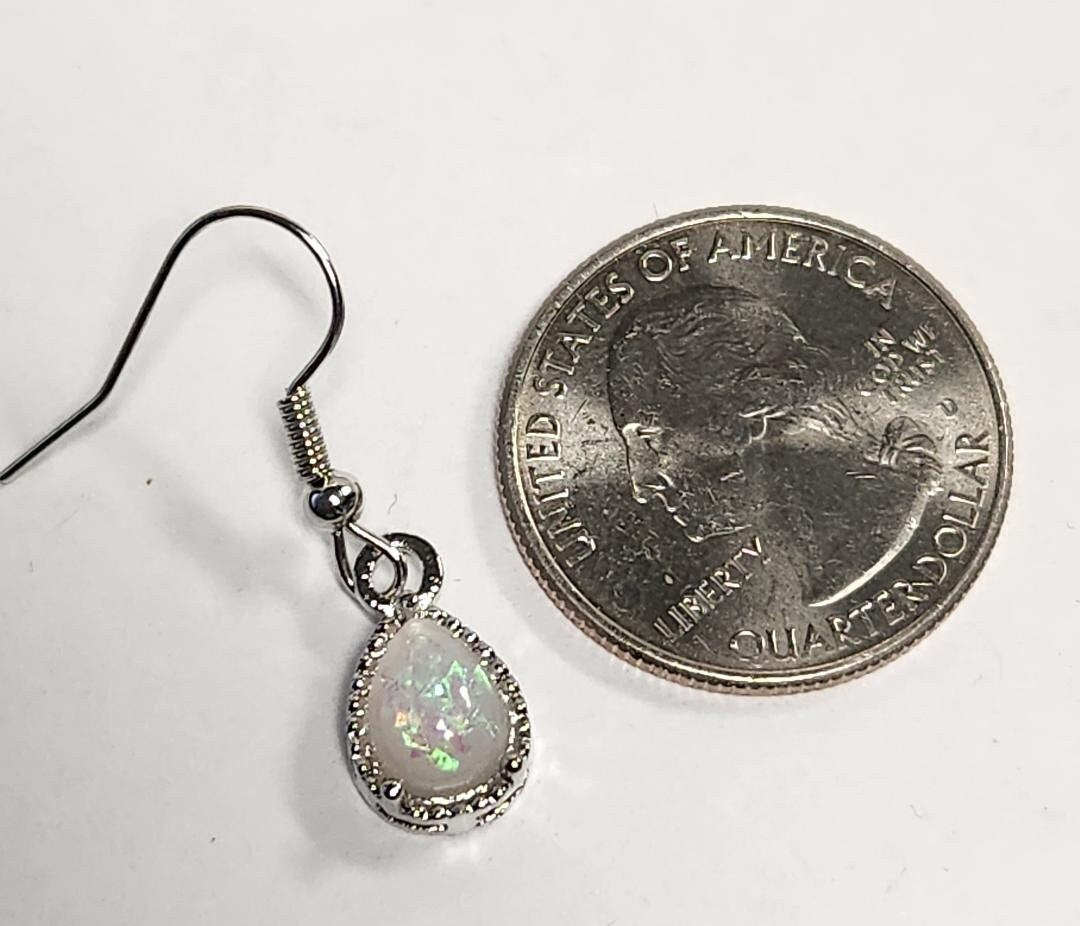 Opal Teardrop Earrings