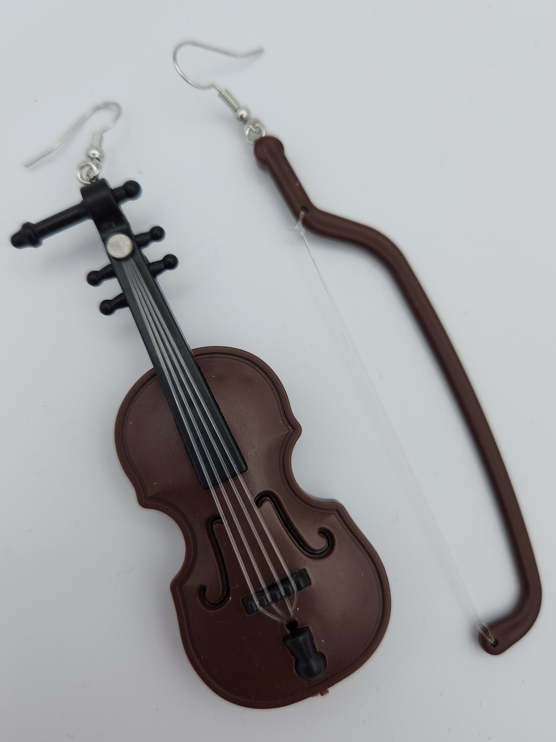 Violin Earrings