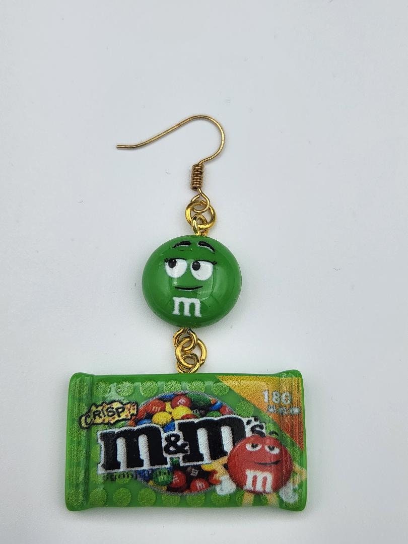 M & M earrings