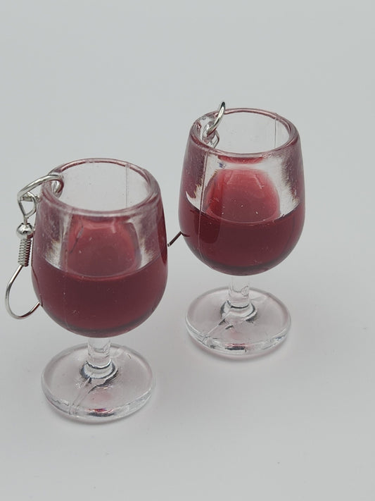 Wine Glass Earrings